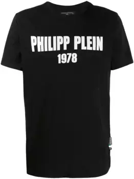 Футболка с логотипом Philipp Plein, черный