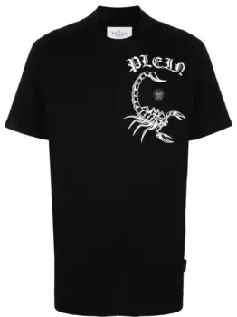 Футболка с логотипом Philipp Plein, черный