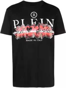 Футболка с логотипом Philipp Plein, черный