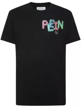 Футболка с логотипом Philipp Plein, черный
