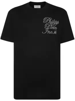 Футболка с логотипом Philipp Plein, черный