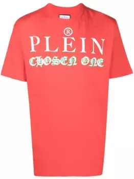 Футболка с логотипом Philipp Plein, красный