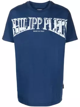 Футболка с логотипом Philipp Plein, синий