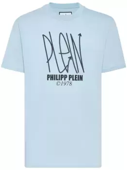 Футболка с логотипом Philipp Plein, синий