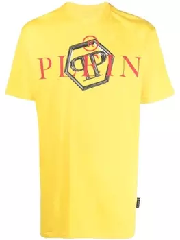 Футболка с логотипом Philipp Plein, желтый