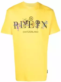 Футболка с логотипом Philipp Plein, желтый
