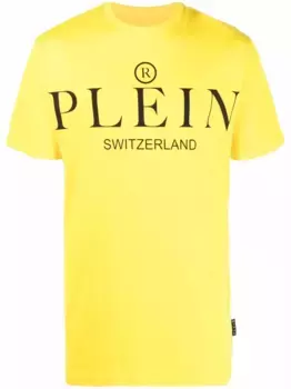 Футболка с логотипом Philipp Plein, желтый