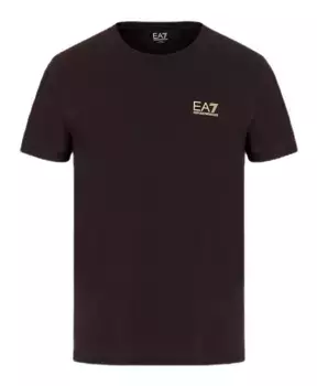 Футболка с логотипом пикколо Emporio Armani Ea7, черный