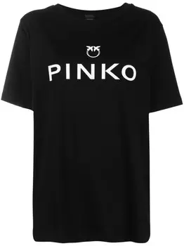Футболка с логотипом PINKO, черный