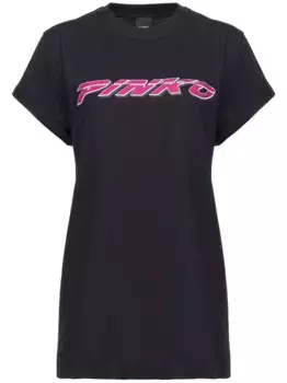 Футболка с логотипом PINKO, черный