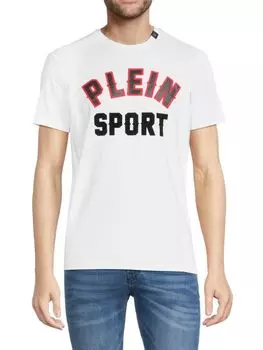 Футболка с логотипом Plein Sport, белый