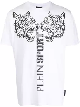 Футболка с логотипом Plein Sport, белый