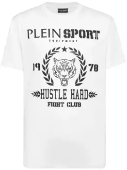 Футболка с логотипом Plein Sport, белый