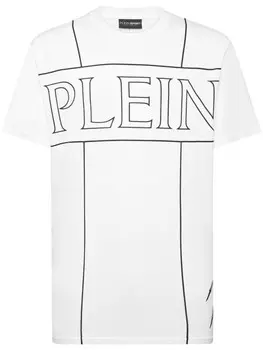 Футболка с логотипом Plein Sport SS, белый
