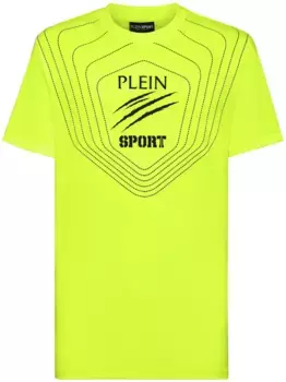 Футболка с логотипом Plein Sport, желтый