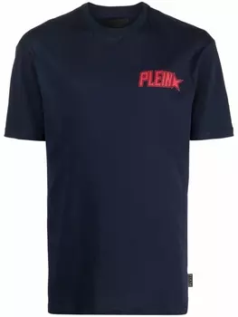 Футболка с логотипом Plein Star Philipp Plein, синий