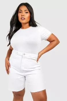 Футболка с логотипом plus new york Boohoo, бежевый