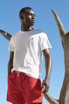 Футболка с логотипом Polo Ralph Lauren, белый