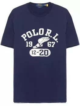 Футболка с логотипом Polo Ralph Lauren, синий