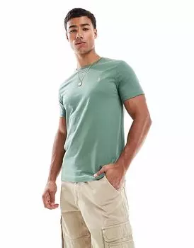 Футболка с логотипом Polo Ralph Lauren светло-зеленого цвета