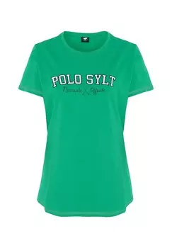 Футболка с логотипом POLO SYLT, цвет 18-5642 Golf Green