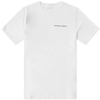 Футболка с логотипом Pop Trading Company x NOS, белый/черный