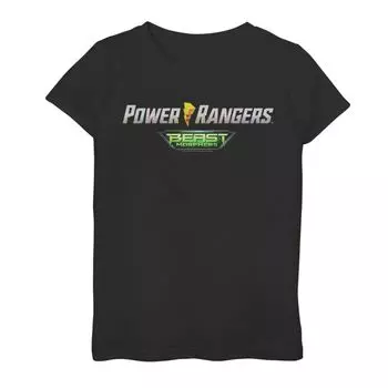 Футболка с логотипом Power Rangers Beast Morphers для девочек 7–16 лет Licensed Character