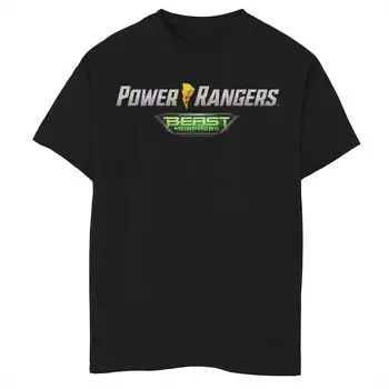 Футболка с логотипом Power Rangers Beast Morphers для мальчиков 8–20 лет Licensed Character