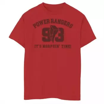 Футболка с логотипом Power Rangers It's Morphin' Time 93 для мальчиков 8–20 лет Licensed Character
