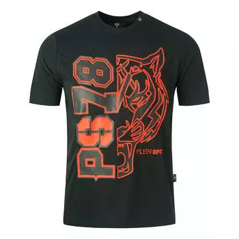 Футболка с логотипом Ps78 Plein Sport, черный