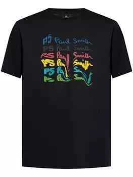 Футболка с логотипом PS Paul Smith, черный