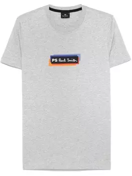 Футболка с логотипом PS Paul Smith, серый