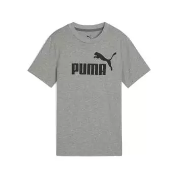Футболка с логотипом PUMA Men's Essentials № 1, цвет medium gray heather