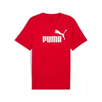 Футболка с логотипом PUMA Men's Essentials № 1, цвет for all time red