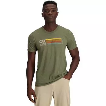 Футболка с логотипом quadrise senior Outdoor Research, цвет grove