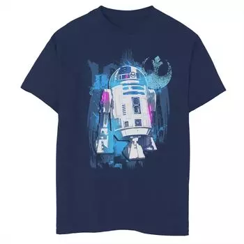 Футболка с логотипом R2-D2 «Звездные войны» для мальчиков 8–20 лет Licensed Character