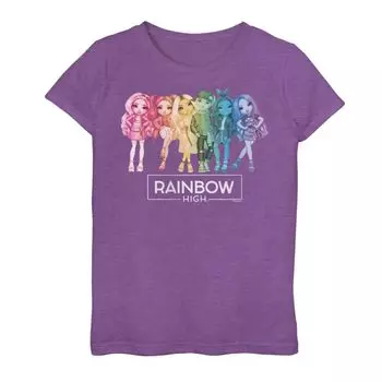 Футболка с логотипом Rainbow High Gold для девочек 7–16 лет Licensed Character