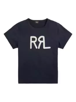 Футболка с логотипом Ralph Lauren RRL, синий