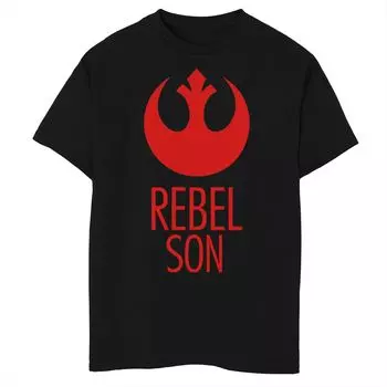 Футболка с логотипом Rebel для мальчиков 8–20 лет Star Wars Rebel Son Star Wars