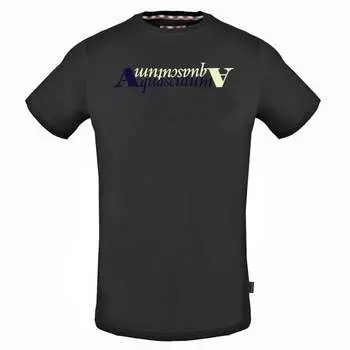 Футболка с логотипом Reflection Aquascutum, черный