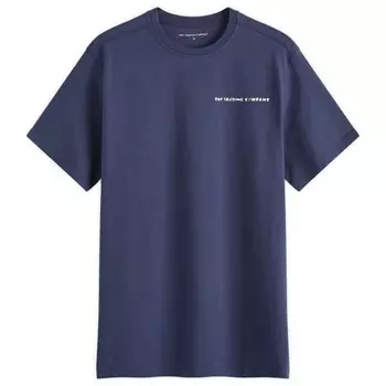 Футболка с логотипом Reni на спине Pop Trading Company, синий