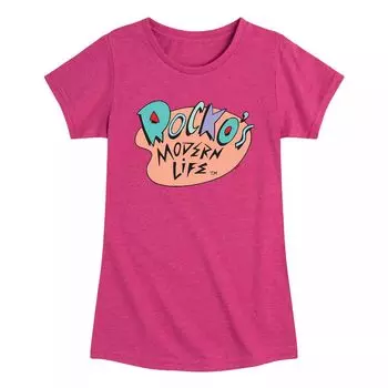 Футболка с логотипом Rocko's Modern Life для девочек 7–16 лет Licensed Character