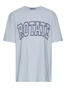 Футболка с логотипом ROTATE BIRGER CHRISTENSEN, синий