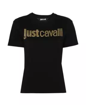 Футболка с логотипом S и футболка поло Just Cavalli, черный