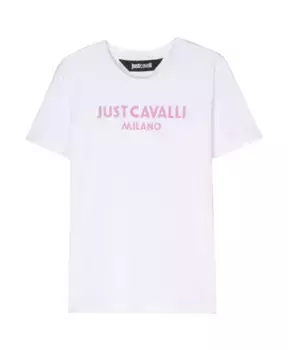 Футболка с логотипом S Just Cavalli, белый