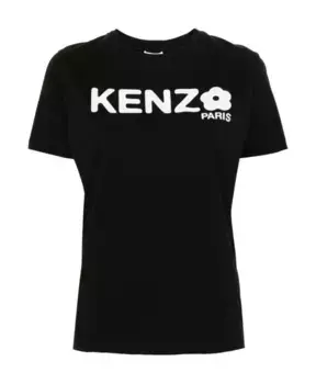 Футболка с логотипом S Kenzo, черный