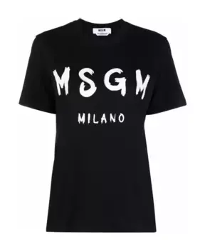 Футболка с логотипом S Msgm, черный