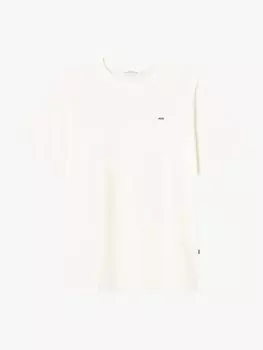 Футболка с логотипом sami cotton regular fit с коротким рукавом и логотипом WOOD WOOD, белый