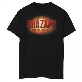 Футболка с логотипом Shazam 2 для мальчиков 8–20 лет Shazam Fury Of The Gods Shazam 2 Licensed Character