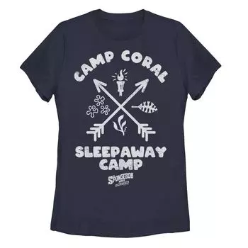 Футболка с логотипом Sponge On The Run Camp Coral Sleepaway Camp для юниоров Licensed Character